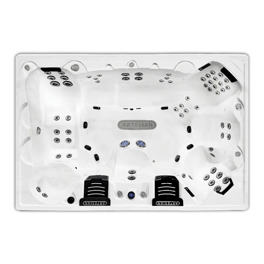 Artesian Spas Bimini Elite nine-person hot tub, official Pelican product photo
